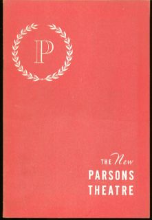 Maurice Evans The Wild Duck Parsons Hartford Ct 1951