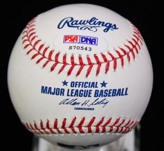 Doug Harvey Umpire Signed Autographed Baseball Ball PSA DNA S70543