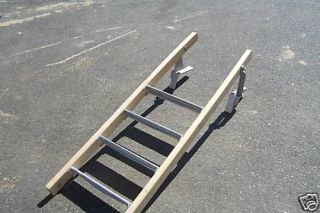 Step Dock Ladder with Hinge Kit and Cedar Handrails