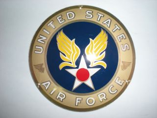  USAF Metal Plaque Plate Beautiful