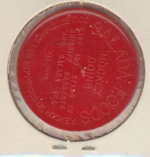 1961 62 Shirriff Salada Coins 107 Dickie Moore