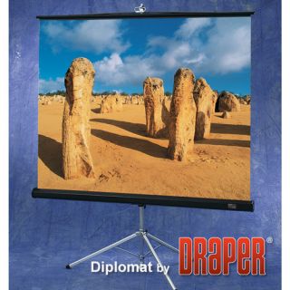 Draper DR8625 Diplomat High Contrast Grey Projector Screen 50 x 50 AV