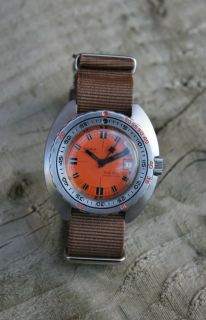 Doxa Sub 300 Professional No T Very RARE First Issue Orange Dial