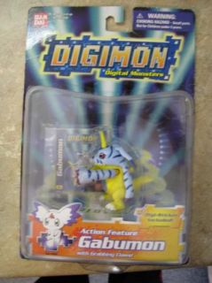 Digimon Action Figures Toy Ban Dai Gabumon New in Pkg