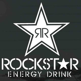 X2P Rockstar Energy Drink 1 Sticker Cut Out Bumper Truck Car Motor