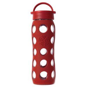 Lifefactory Glass Water Beverage Bottle with Silicone Sleeve Pic Color