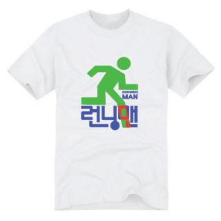 k013 runningman graphic tshirts korean tv series drama t shirt white S