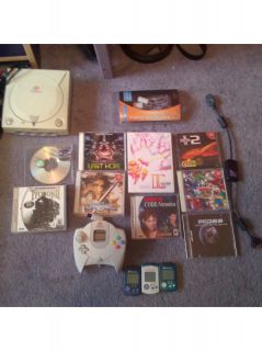 Dreamcast System Lot with 12 Games and EXTRAS