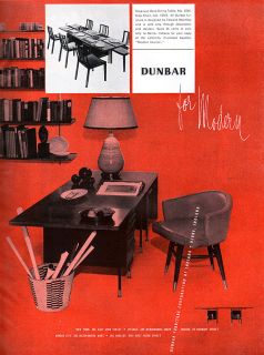 Edward Wormley DUNBAR FOR MODERN Furniture DROP LEAF DESK Side Chair
