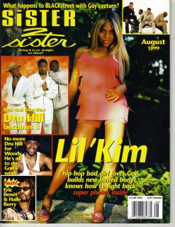 Lil Kim Sister 2 Sister Magazine 8 99 Dru Hill Eric Benet