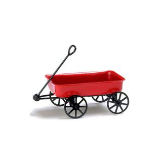 product details a cute little dollhouse miniature red metal wagon