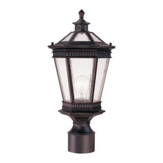 New Dolan 1 Light SM Outdoor Post Lamp Lighting Fixture Black Bronze