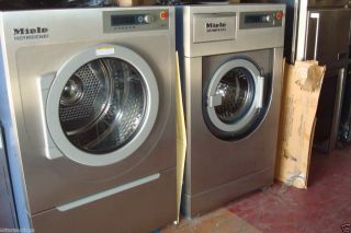 Miele Little Giant Washer and Dryer Set New Stainless Steel