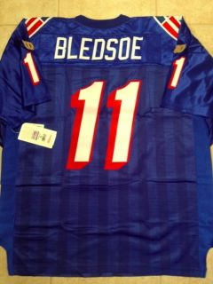 NEW Drew Bledsoe New England Patriots Authentic Wilson Jersey Size 52