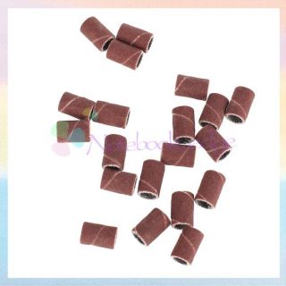 20pc 180 Grit Sanding Bands Drill Machine Replacement Bits for Nail