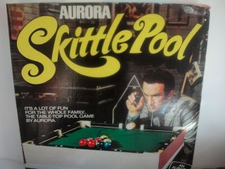 Skittle Pool All Parts Box Don Adams Get Smart Aurora Billiards Table