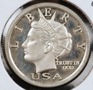 2006 NORFED 1 4 oz 999 Fine Silver Liberty Dollar Uncirculated