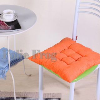  Handmade Square Soft Dining Chair Seat Set Pad Filled Ties Cushion