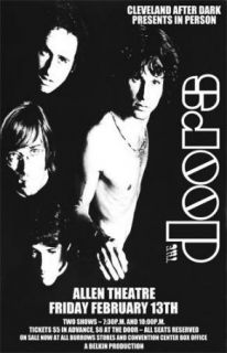 The Doors 1970 Cleveland Concert Poster