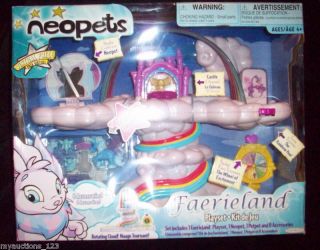 New Neopets Faerieland Playset Toy with Pets Accessories