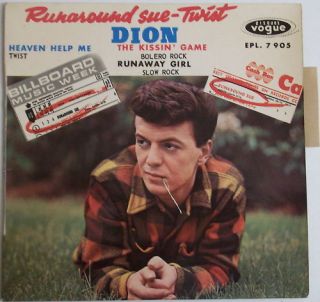 Dion Runaround Sue Twist RARE French EP