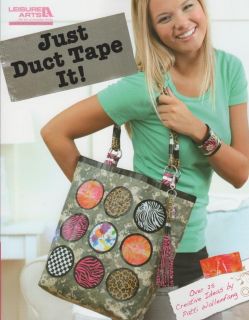 Just Duct Tape It Projects Patterns Purses Wallet Tags Bracelet Book