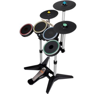 New Wii Rock Band 3 Wireless Pro Drum Cymbals Kit Set