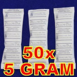  Silica Gel Desiccant Dry Pillow Pak Humidity Odor Absorbant