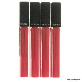 Set (4) Revlon LIMITED EDITION CHEERS Red ColorBurst Lipgloss *RARE