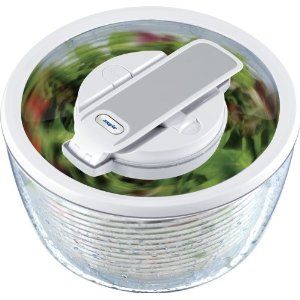 Zyliss Smart Touch Salad Spinner White New