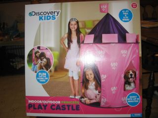 new in box discovery kids indoor outdoor princess play castle