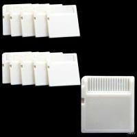 10 X Nintendo DS SOLID WHITE Game Shell Mod Replacement New (DSi Lite
