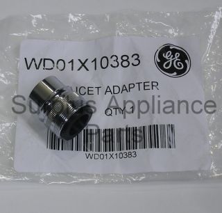 GE Portable Dishwasher Faucet Adapter WD01X10383 NEW OEM