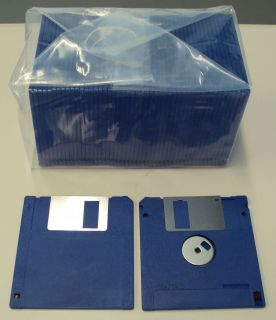  Blue Floppy Disks 3 5 DSDD 720K LOW Density Diskettes UNFORMATTED NEW