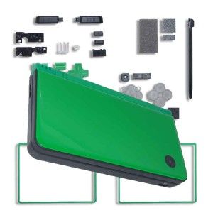 Green Nintendo DSi XL Replacement Shell Casing Repair