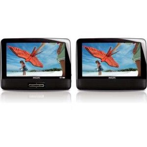 Philips 9 22 9cm Dual Screen Portable DVD Player PD9012