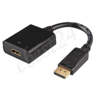 DP DisplayPort Male to HDMI Female Cable Converter Adapter for Dell
