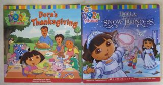 Book Workbook Lot of 4 Dora The Explorer Children Toddler Girls New