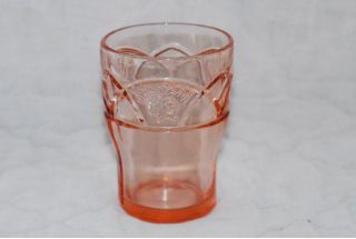 Federal Glass Rosemary Pink 4 25 inch Tumbler Tumblers