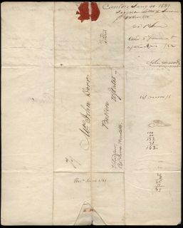  Canton 1821 Tea Invoice Hong Merchant Pacqua John Dorr Boston