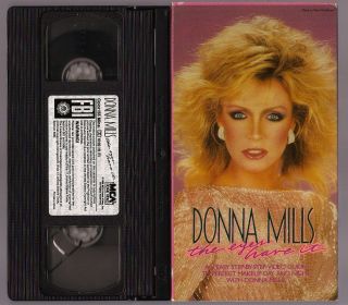 Donna Mills The Eyes Have It RARE VHS Makeup Tips 1980S