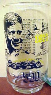 1973 Mark Donohue Indianapolis 500 Race Winners Collectors Glass