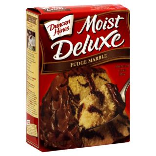 Duncan Hines Moist Deluxe Fudge Marble Premium Cake Mix