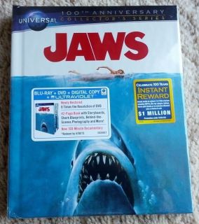 New Jaws Blu Ray DVD DC Best Buy Exclusive DigiBook RARE 