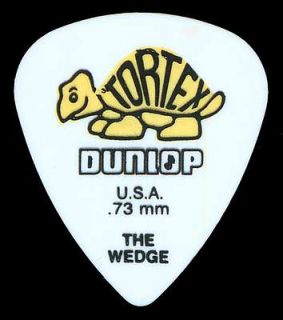 Dunlop Tortex Wedge Picks 424R73 .73mm Bag of 72