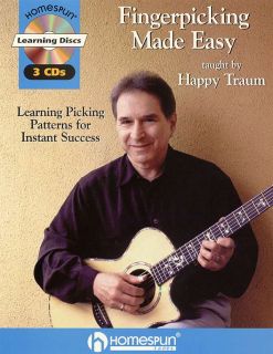 Acoustic Guitar Fingerpicking Made Easy 3 CDs Book