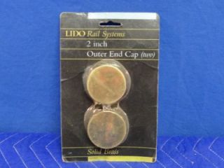 Lido Rail Systems Solid Brass Outer End Caps Y31