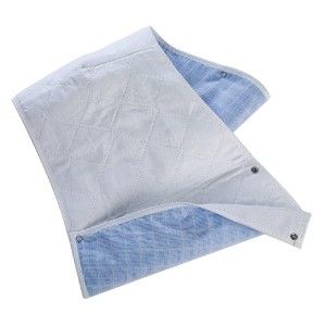 dr brown s deluxe quilted cotton burp cloth blue