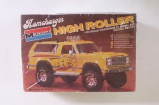 4x4 Dodge Ramcharger High Roller Lifted Monogram 1 24 SEALED Model Kit