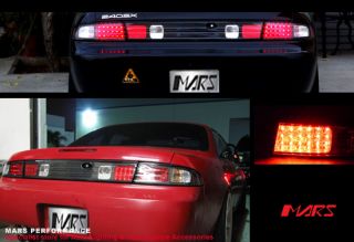 Black Nissan Silvia s14 200SX SR20DET LED Tail Lights